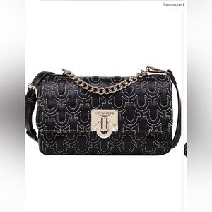 True Religion Black and Gold Shoulder Bag NWT